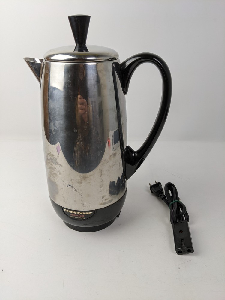 Farberware Superfast Fully Automatic 12 Cup Percolator Coffee Pot Camping Travel