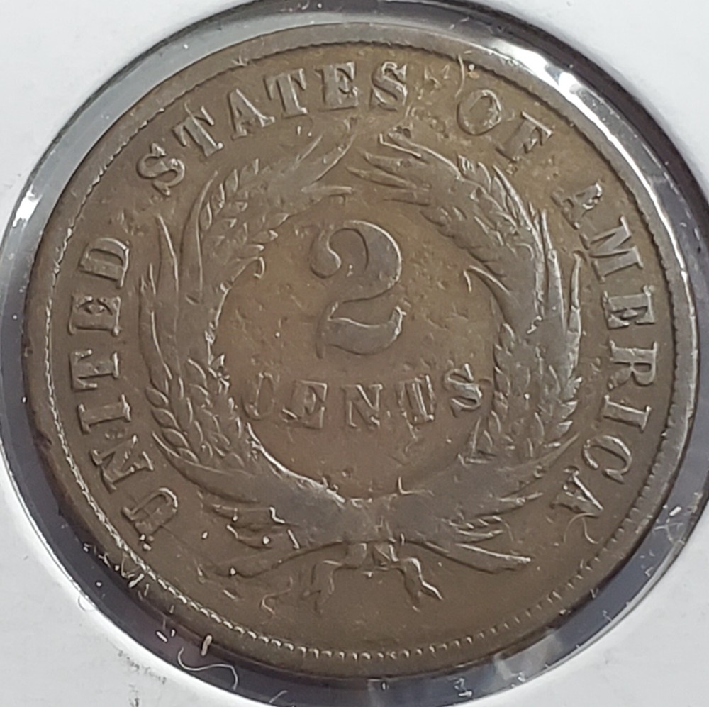 1870 Two Cent Piece - Very Good
