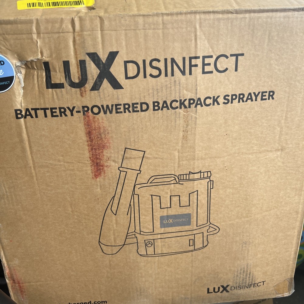 Lux Electrostatic Battery-Powered Backpack Sprayer - NEW