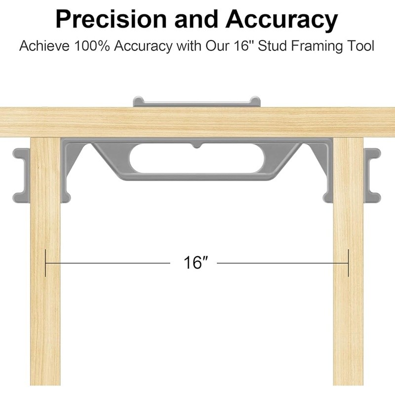 16 Inch Framing Stud Layout Tool Precision Construction Jig Durable Easy to Use