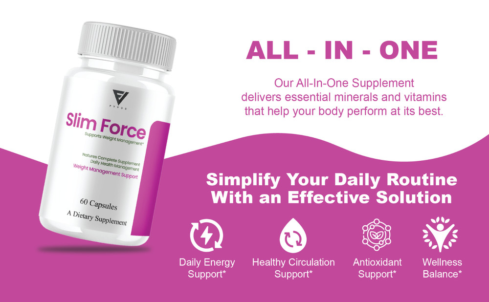 Slim Force Capsules, SlimForce Advanced Support Formula (60 Capsules)