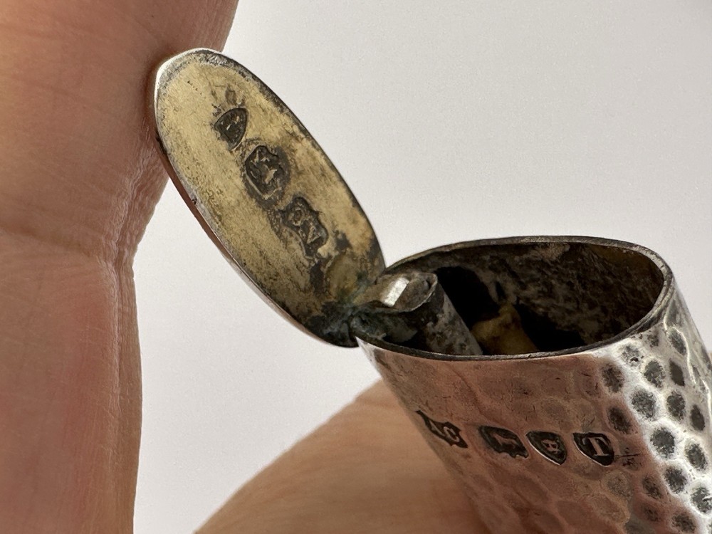 Victorian Solid Silver Combination Whistle /Vesta c.1894