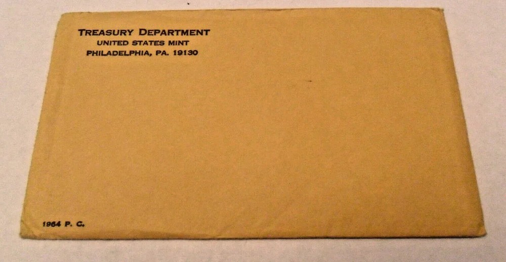 1964 Proof Set Envelope & COA, NO COINS