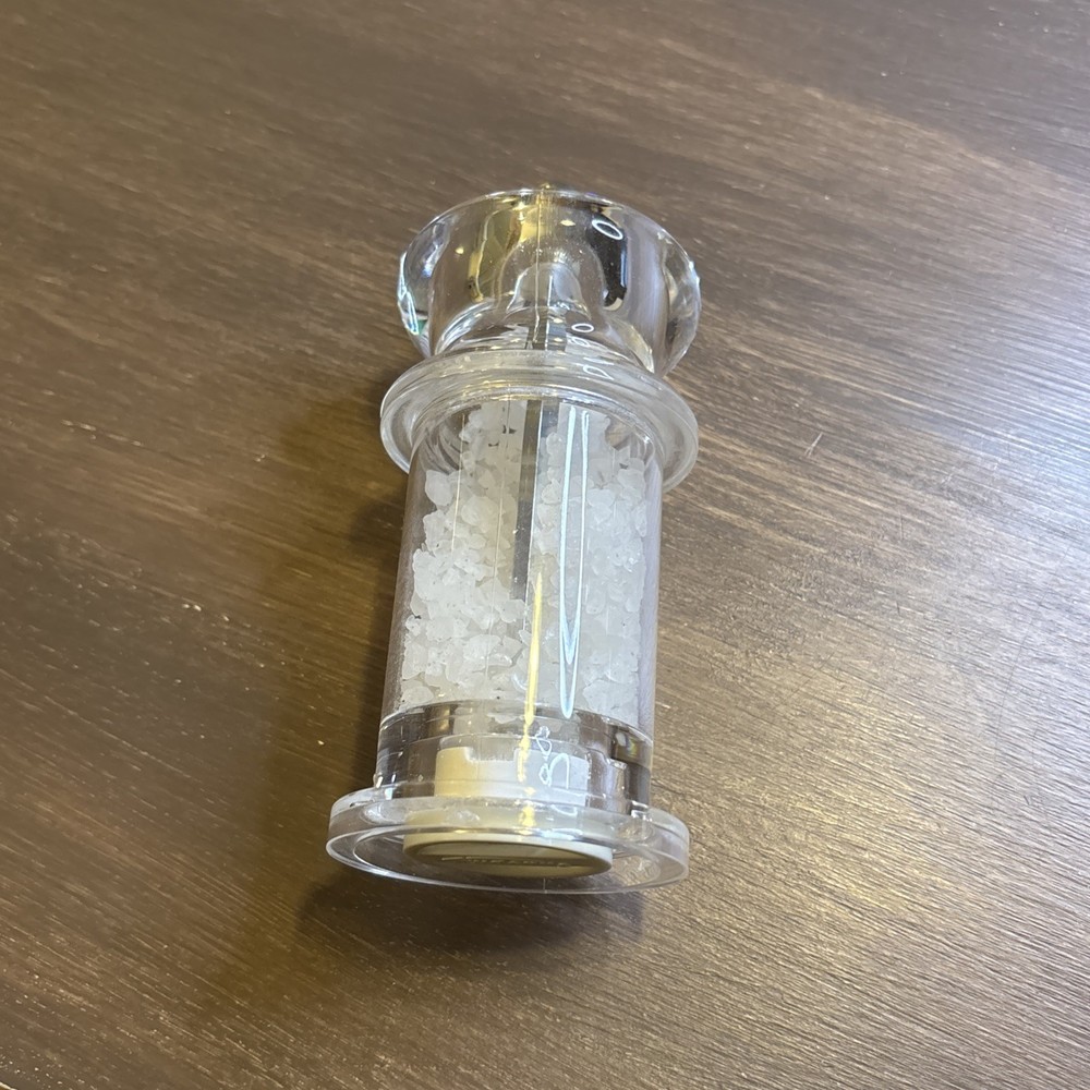 Trudeau 5” TRADITION Salt Mill, Clear