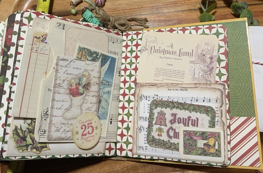 Christmas Handmade Junk Journal