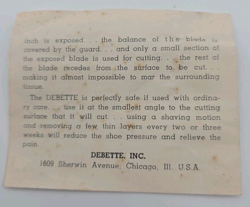 Debette Corn Safety Razor With Bakelite Handle