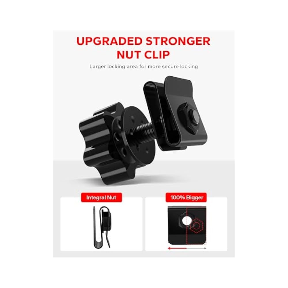 For Stronger Saddlebag Locks with Dimpled Textures and S,Type Nut Clamp, Theft