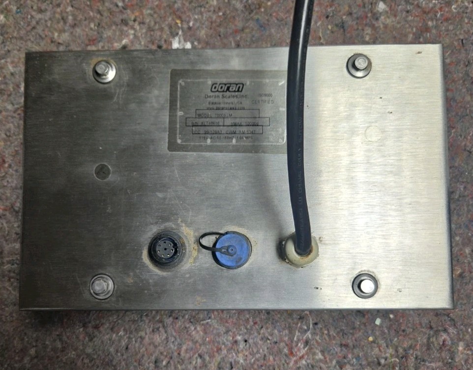 Doran 7000XLM Scale Display Indicator – Error Code – For Parts / Not Working