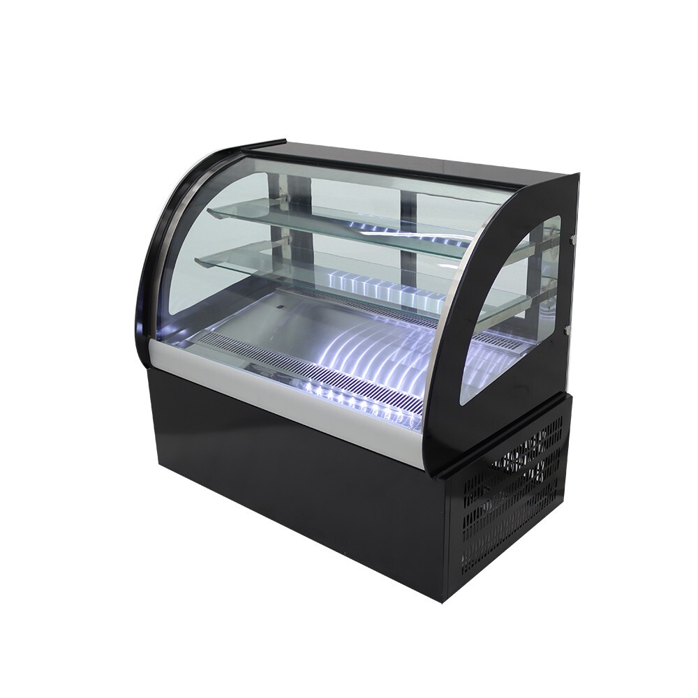 1 PC 35"Countertop Refrigerated Cake Showcase Bakery Cabinet w/Moisture Function