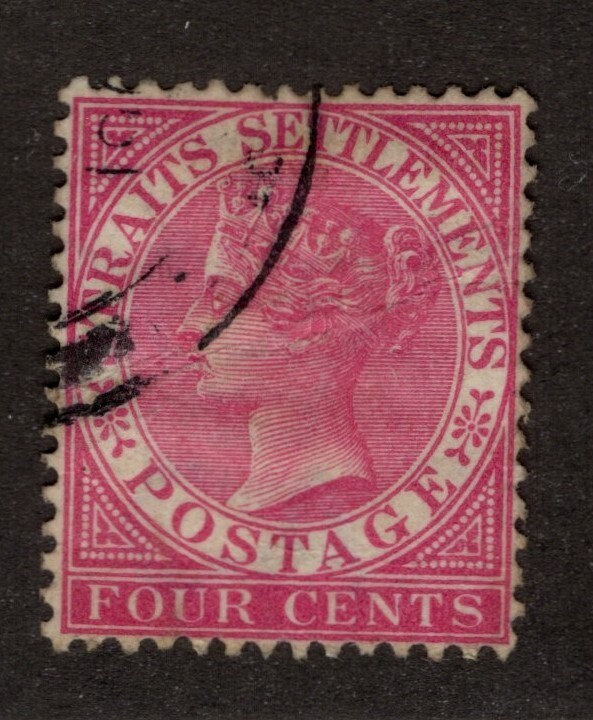Straits Settlements Scott 42 Used - CV 6$