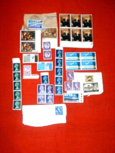 COLLECTION BRITISH POSTAGE STAMPS