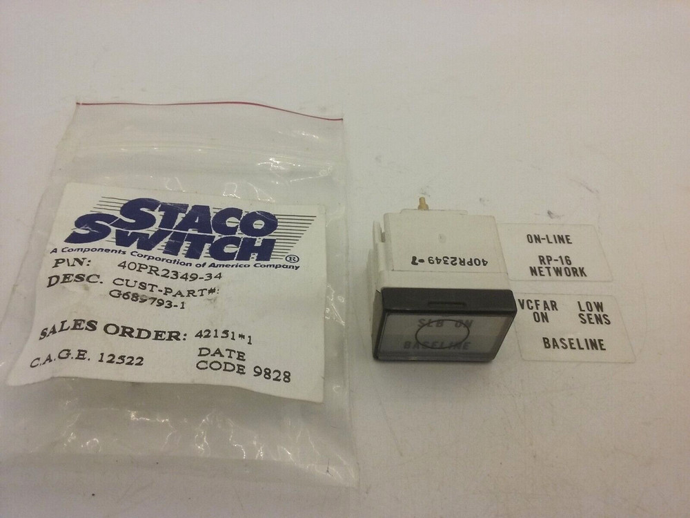 STACOSWITCH 40PR2349-34 SWITCH NIB