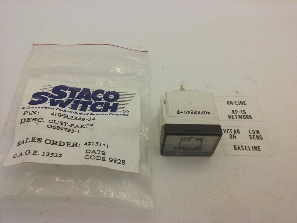STACOSWITCH 40PR2349-34 SWITCH NIB