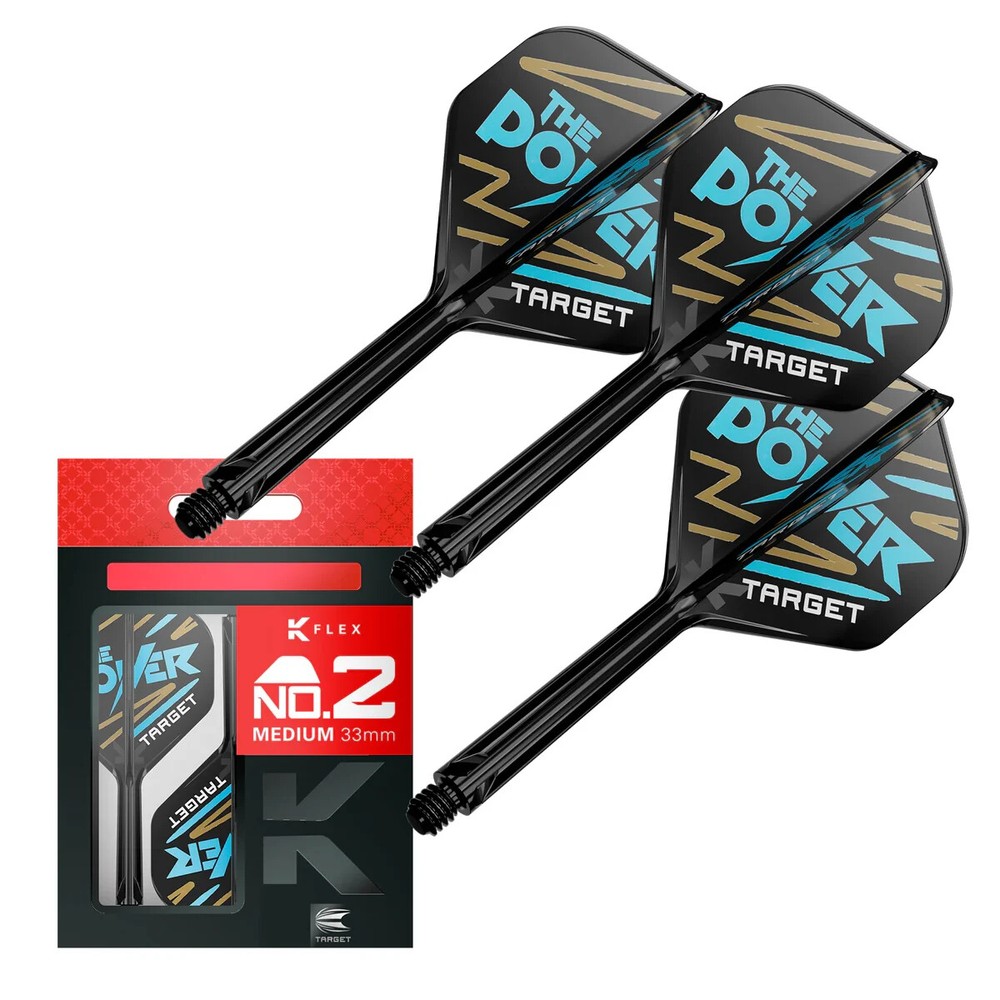 PHIL TAYLOR   TARGET K-FLEX 1 PIECE MEDIUM SHAFT  NO2 FLIGHT