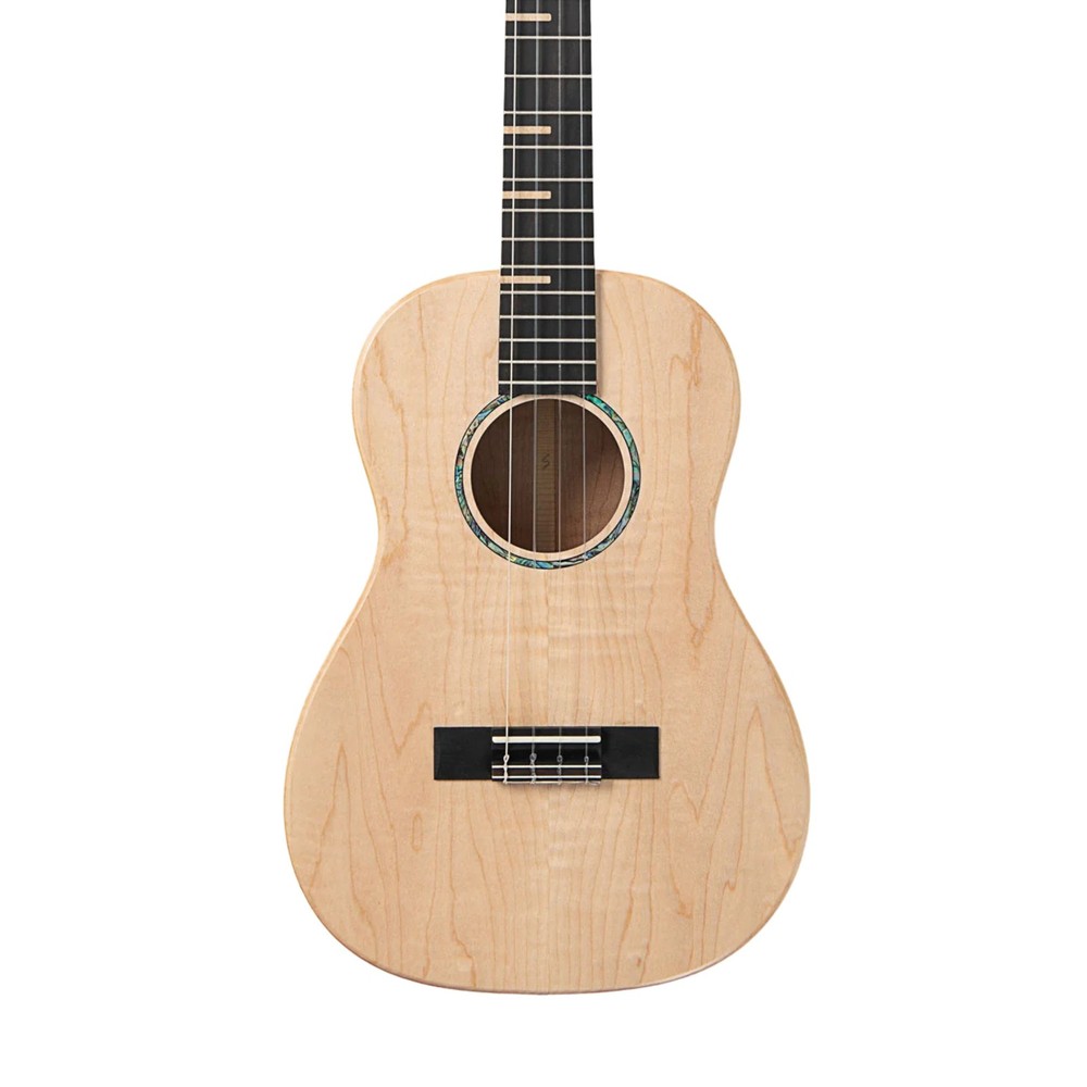 Kala KA-WF-AFM All Solid Flame Maple Waterfall Baritone Ukulele