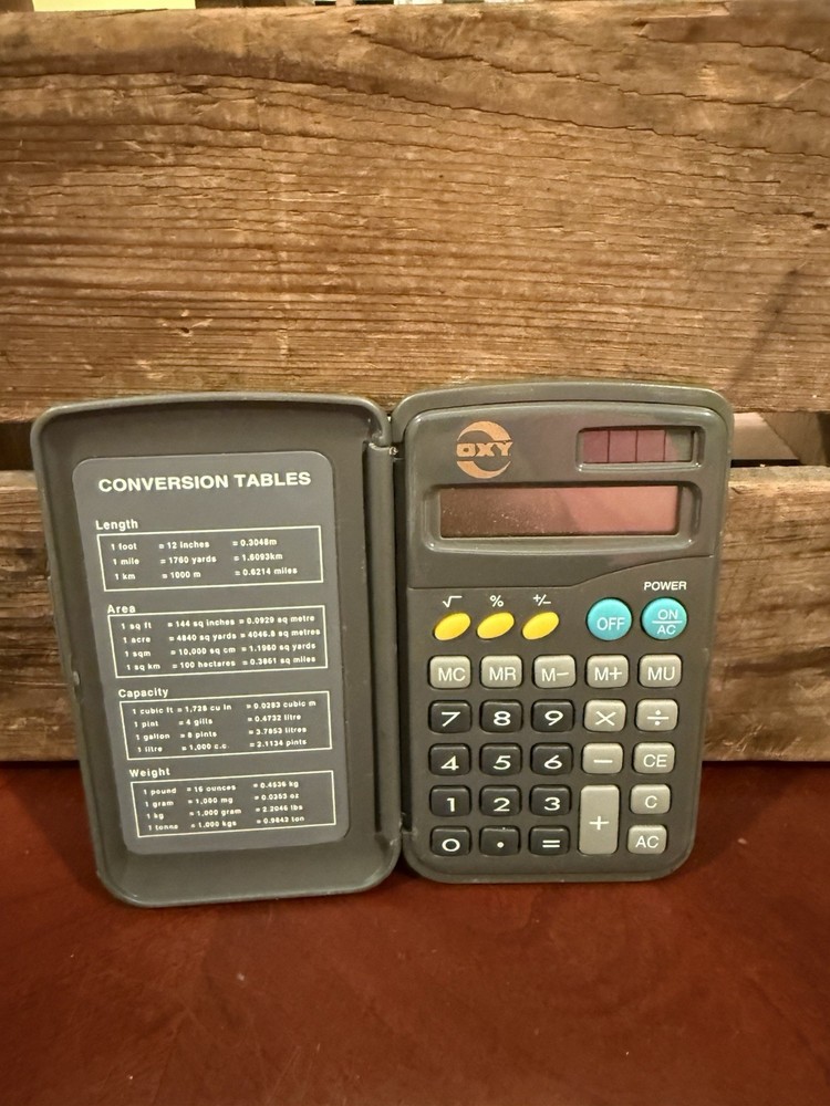 Oxy Calculator Working