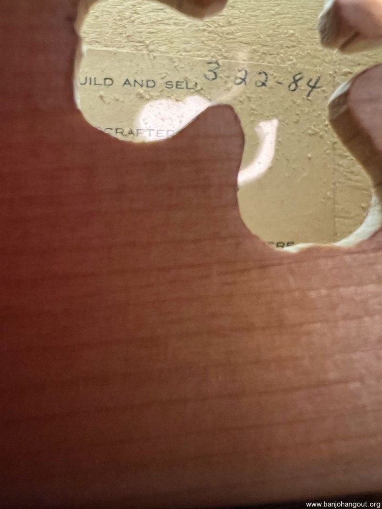 Daniel Doty mountain dulcimer with case and Doty papers