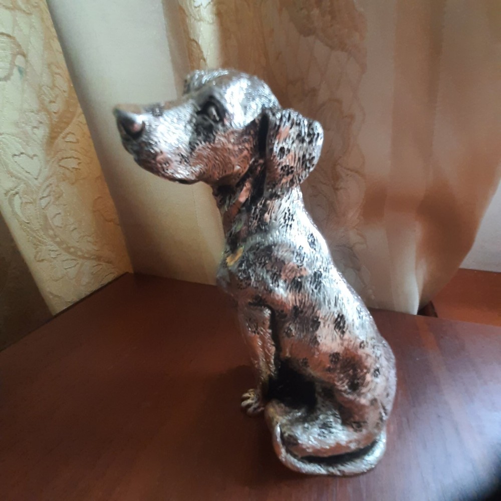 Dalmatian dog Electroplating Silver 925 mark TEKFORM Silver Plated
