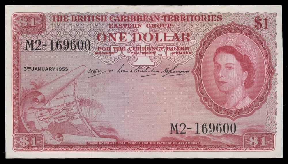 British Caribbean States, P8 Banknote