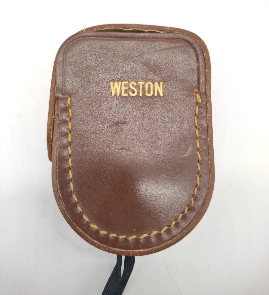 UNTESTED Weston Master IV Camera Light Exposure Meter 745 w Leather Case