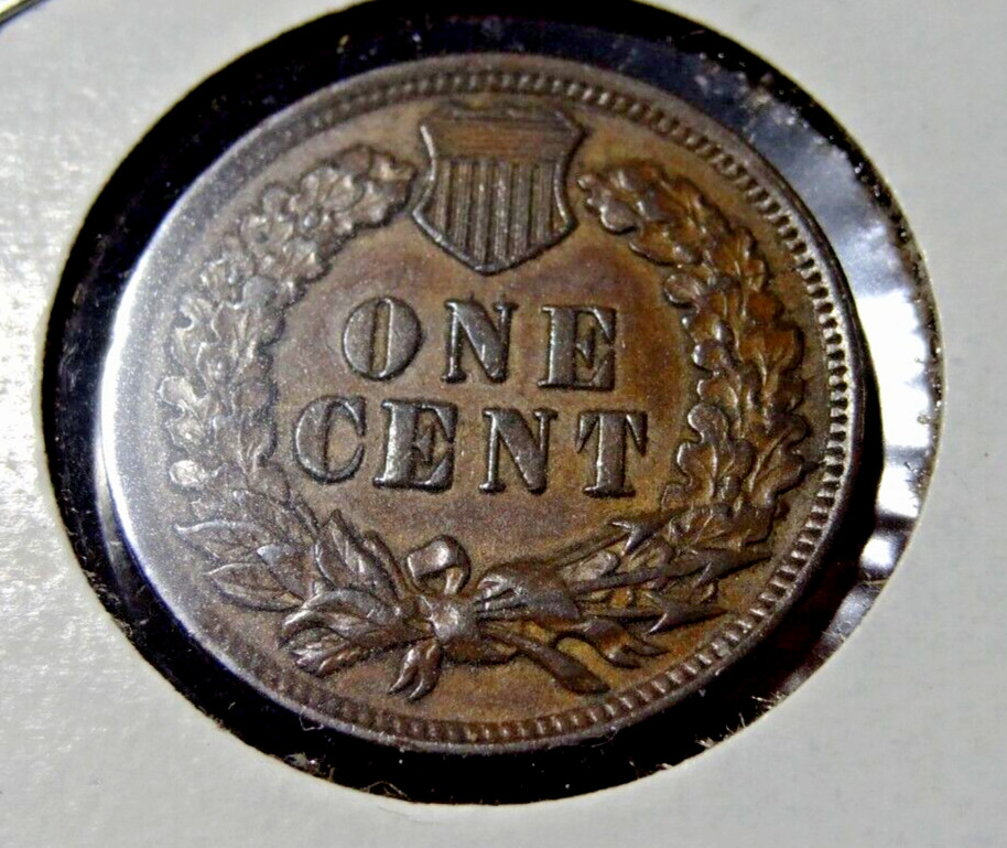 1907 Indian Head Cent US One Penny Coin