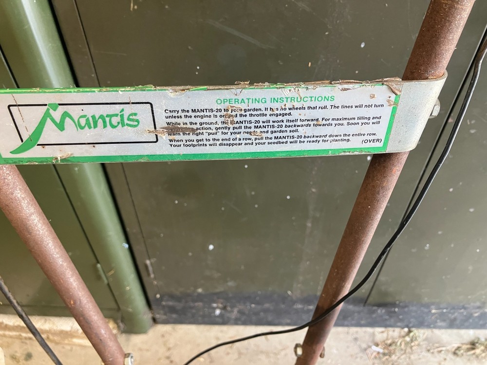 Mantis Tiller Handlebars with Grips.Throttle Cable,Kill switch, Carrying Handle
