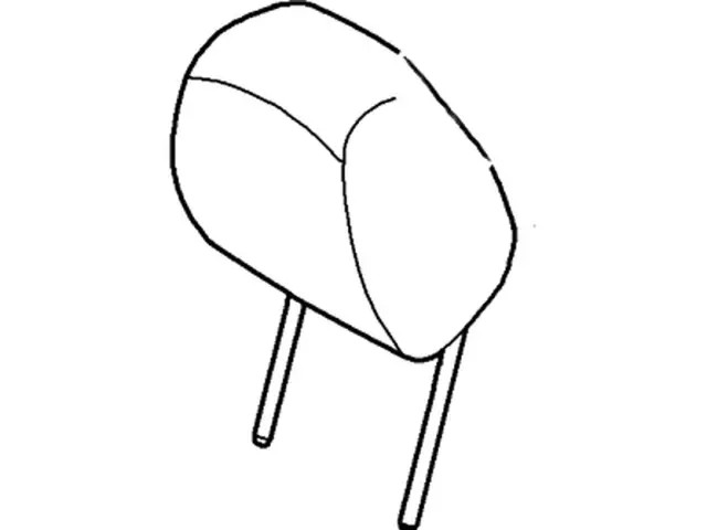 Genuine Ford Head Rest Assembly DA5Z-54611A08-A