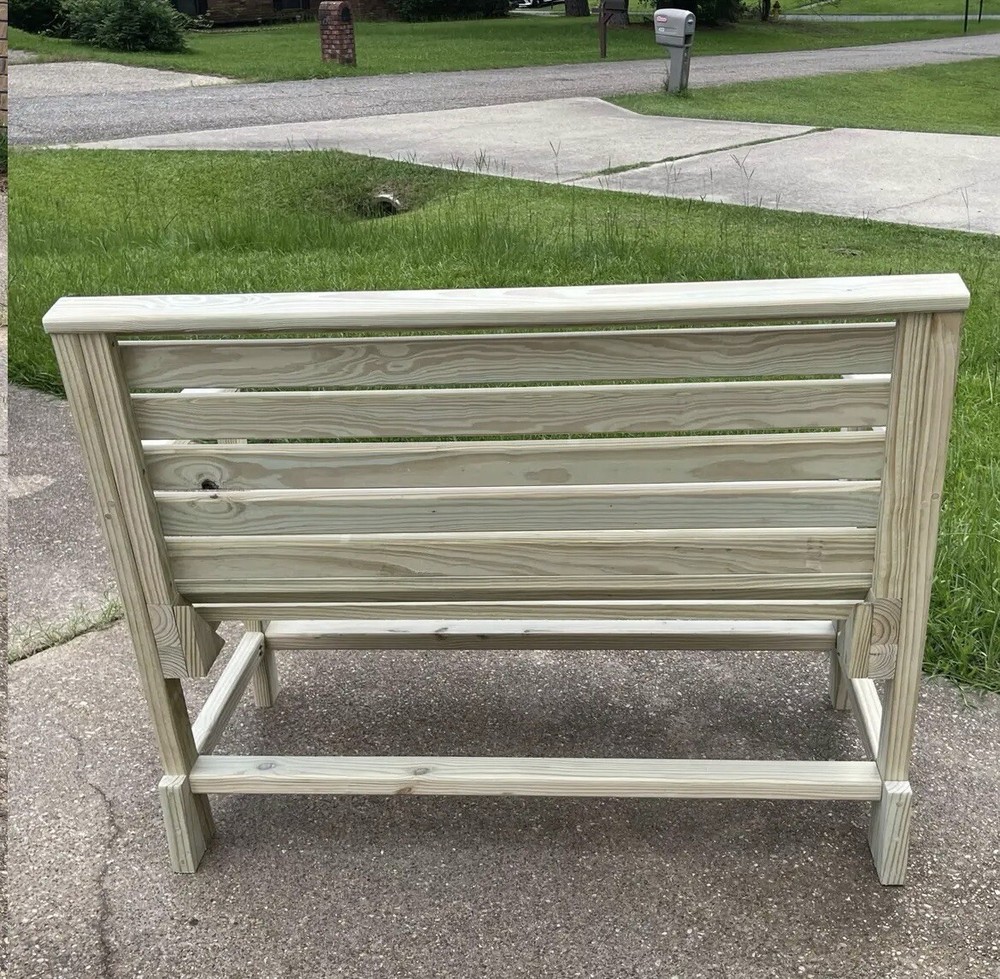 Custom Made Wooden Bench