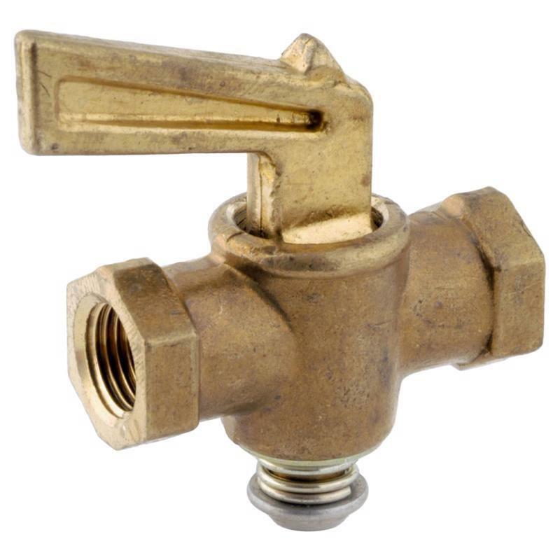 Anderson Metals 1/4 in. FIP 1/4 in. D FIP Brass Pipe Valve (Case of 5)