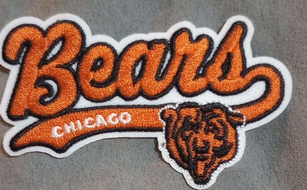 CHICAGO BEARS IRON ON PATCH