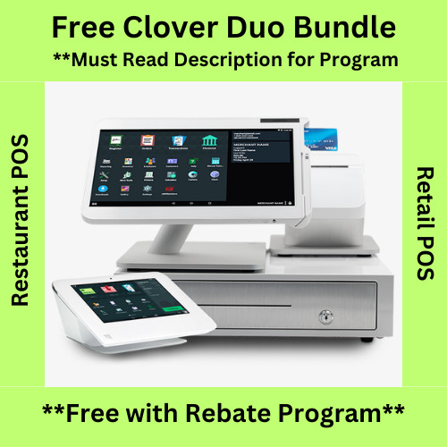 FREE Clover Duo POS System Bundle **VERY IMPORTANT TO READ DESCRIPTION**