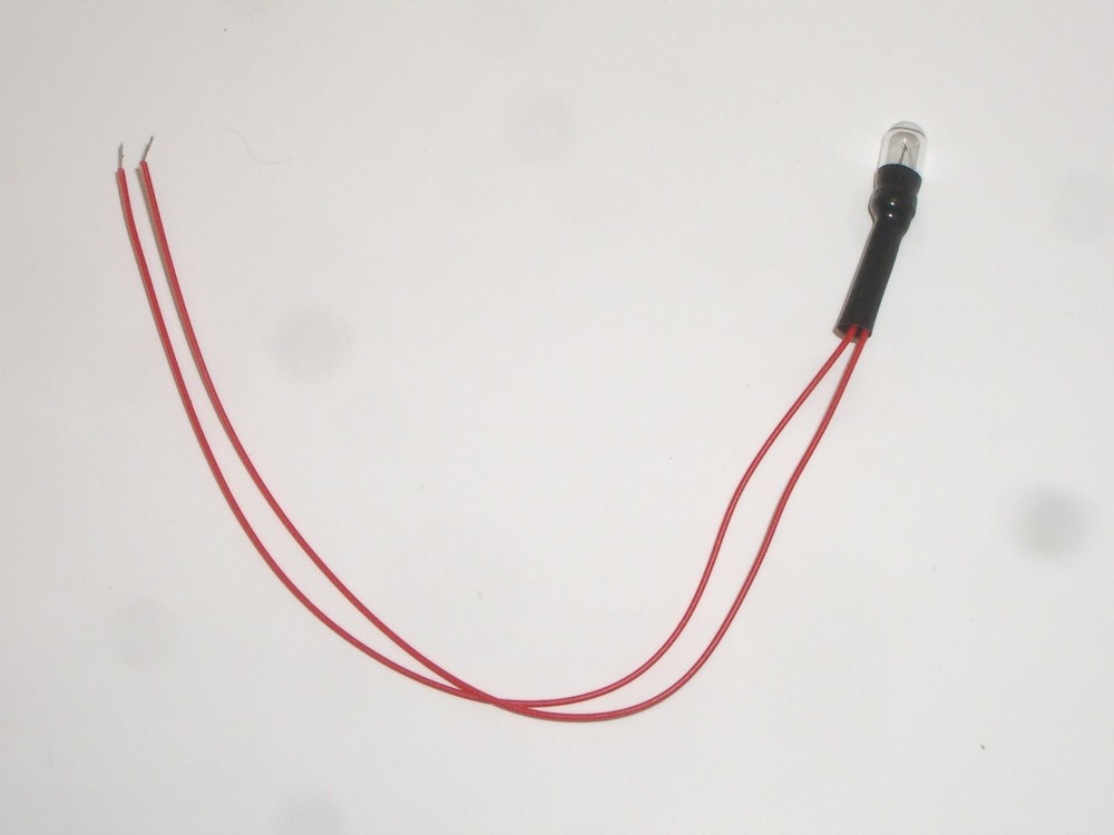 WORKMAN E13 12V DC 5mm GRAIN OF WHEAT METER PANEL LIGHT LAMP INDICATOR 1PC