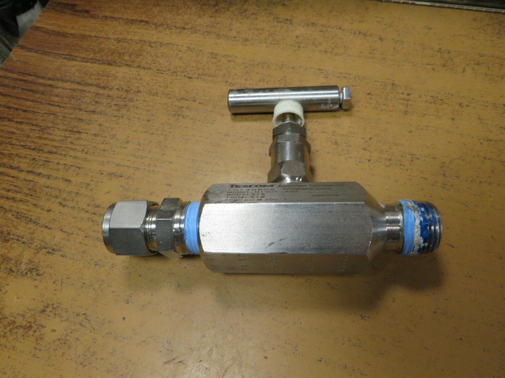 Tescom H1VDS44Q Soft Seat Needle Valve 6000 PSI