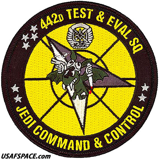 USAF 442ND TEST & EVALUATION SQ - JEDI COMMAND & CONTROL -Nellis AFB, NV- PATCH