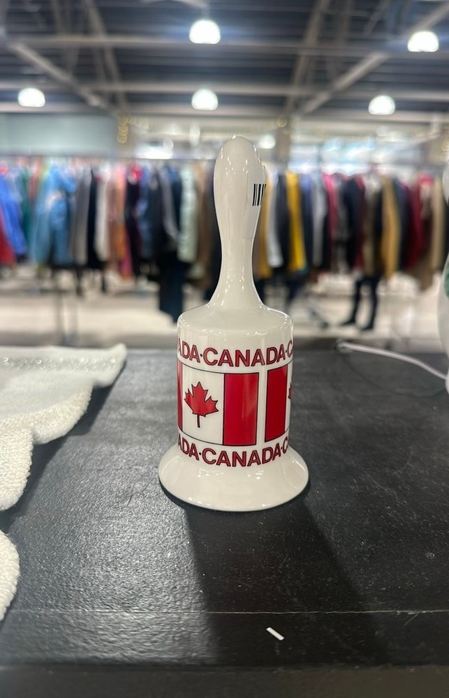 Vintage Canada Souvenir Ceramic Bell