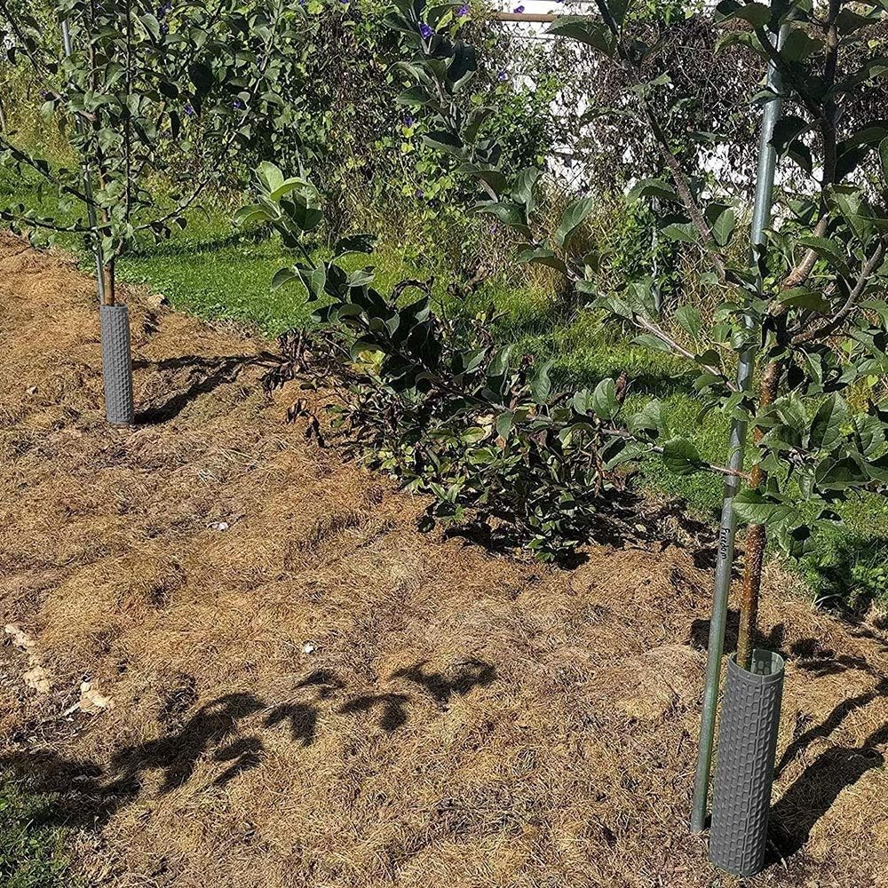 15" Stackable Spiral Tree Guards, Bark Protection - Set of 6