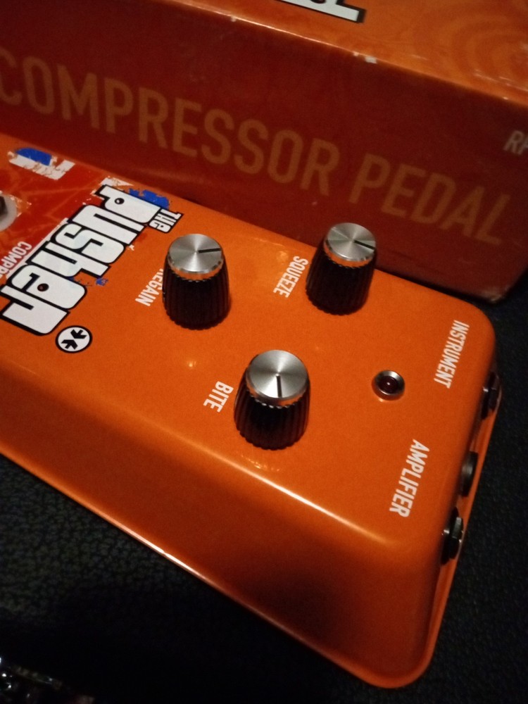 Rotosound Vintage Reissue "pusher" compressor Effects Pedal