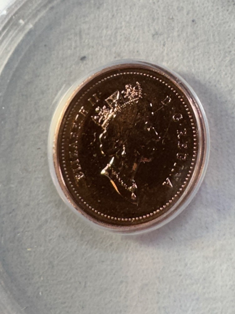 1999 Canada 1 Cent Graded MS 66 RD by ANACS