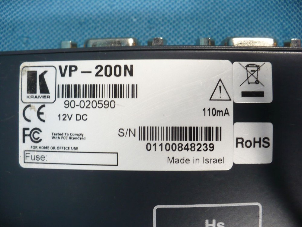 Kramer Tools VP-200N 1:2 High Resolution XGA DA Distribution Amplifier