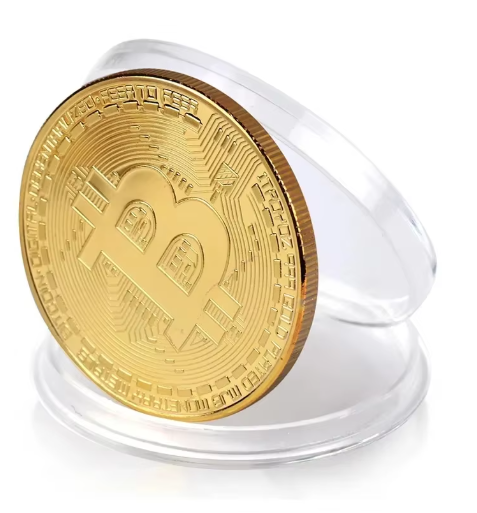 1x Gold Bitcoin Commemorative Coins
