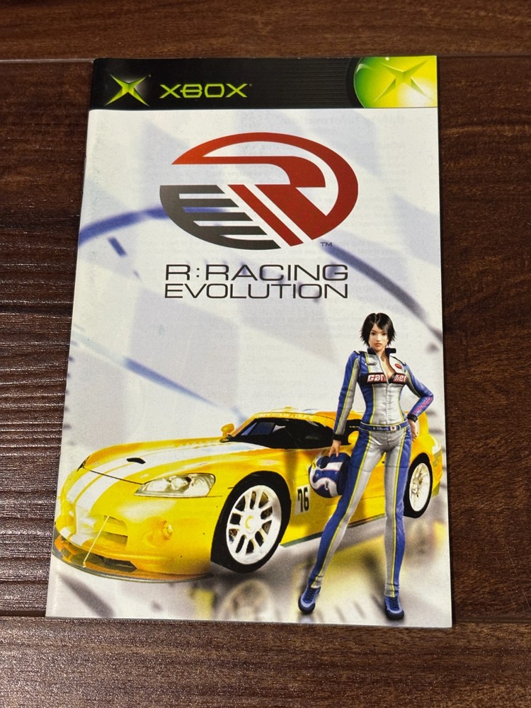 R Racing Evolution XBOX Instruction Manual Only