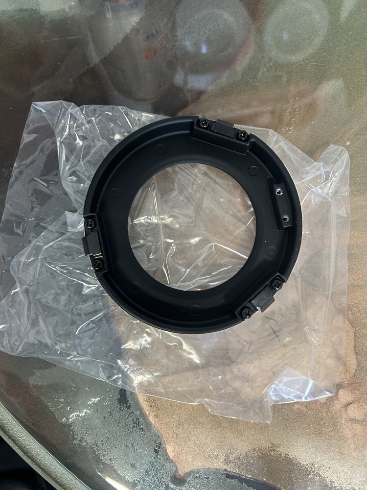 Element 4 Inch Round Flangeless Flat Trim E4RLF-OW