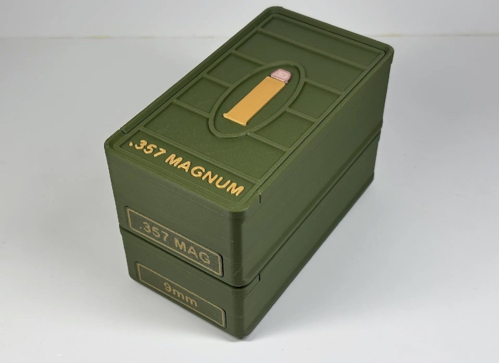 Ammo Storage Box 357 Magnum 50 Rounds