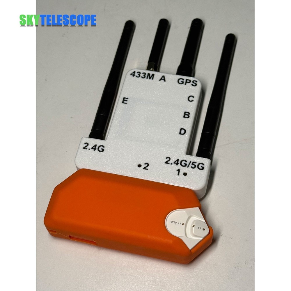 5G-Ver External Module Kit 433MHz RF ESP32C5 GPS Modules with 2.8" Screen st45