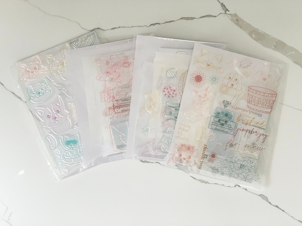 Diamond Press, 4 Stamp and Die Set Kits, Please Read Below, NEW