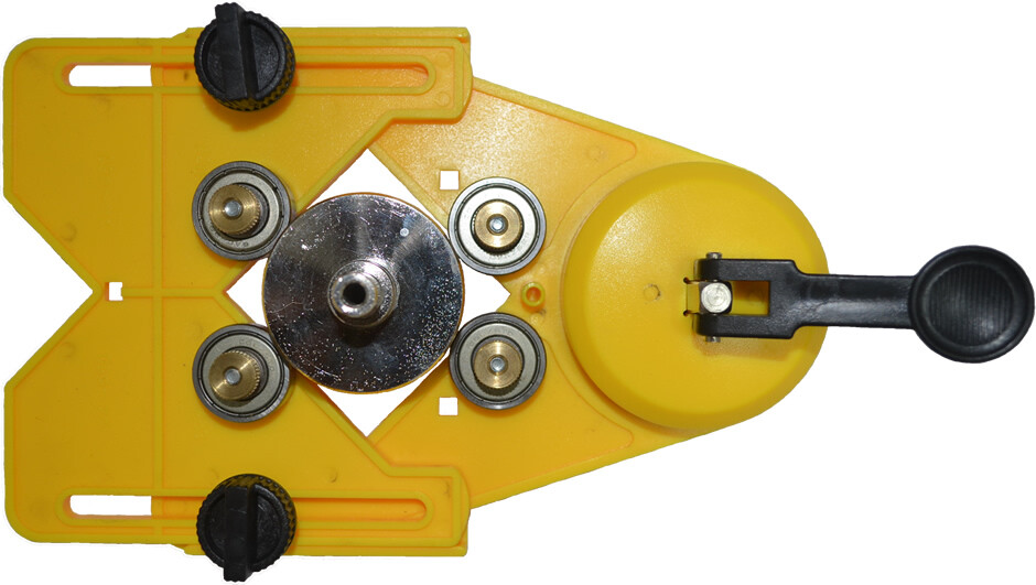 Diamond Hole Saw Drill Guide Set + Water Feed System Keep Bits Straight and Cool