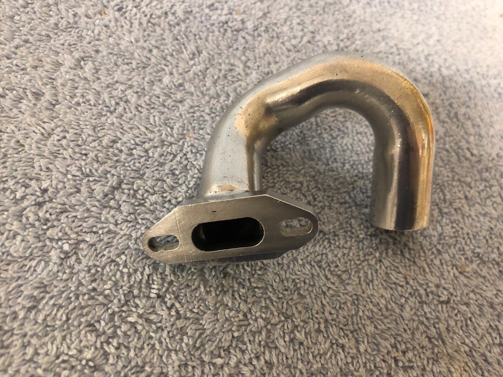 RC Helicopter 60 Size Side Exhaust Engine Header With Exhaust Spacer