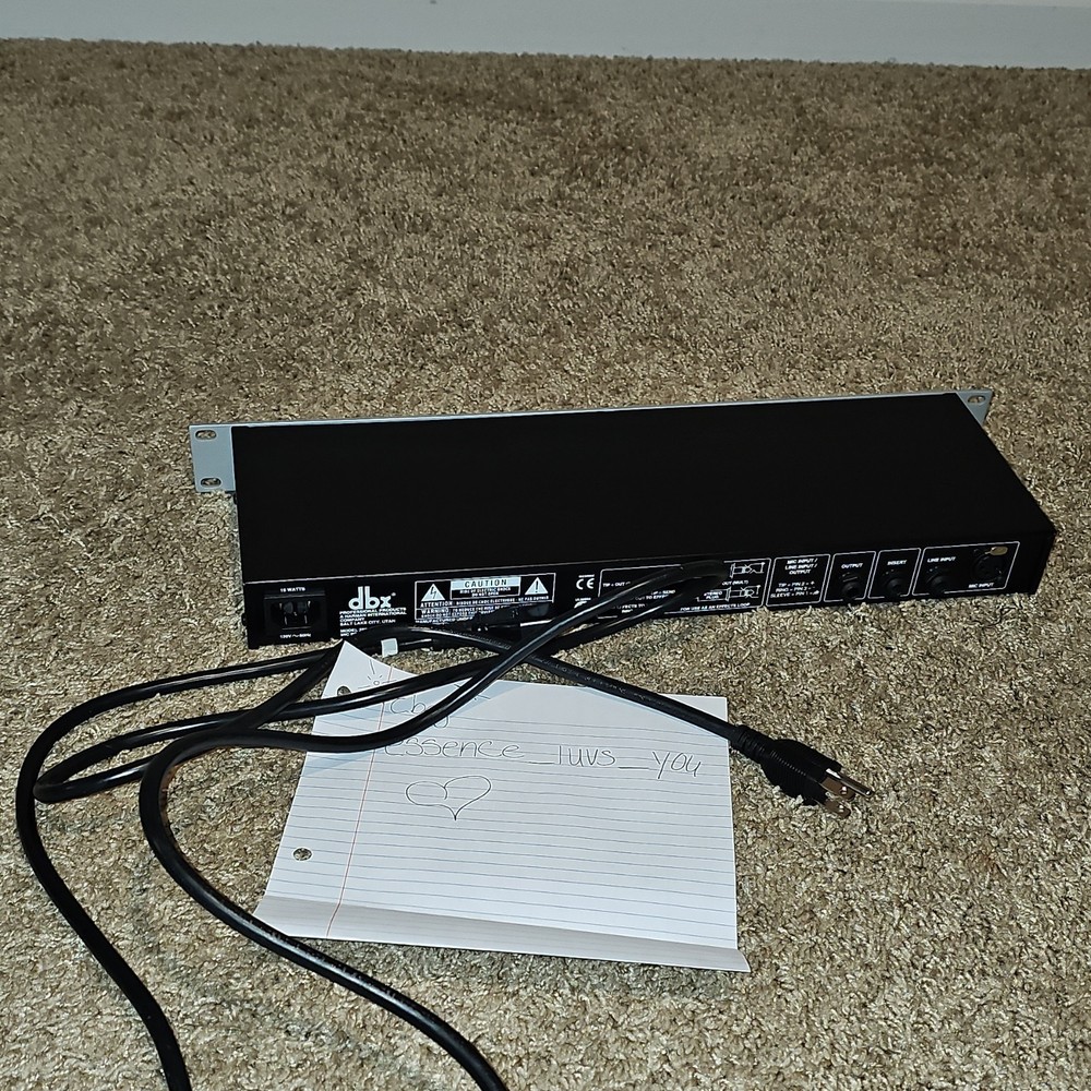 dbx 286s Microphone Preamp Processor Compressor De-Esser Enhancer Expander