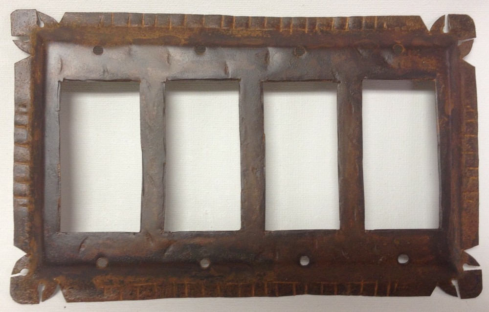 Rustic Switch Plate/Outlet Covers with Cut Corners- Many configurations!