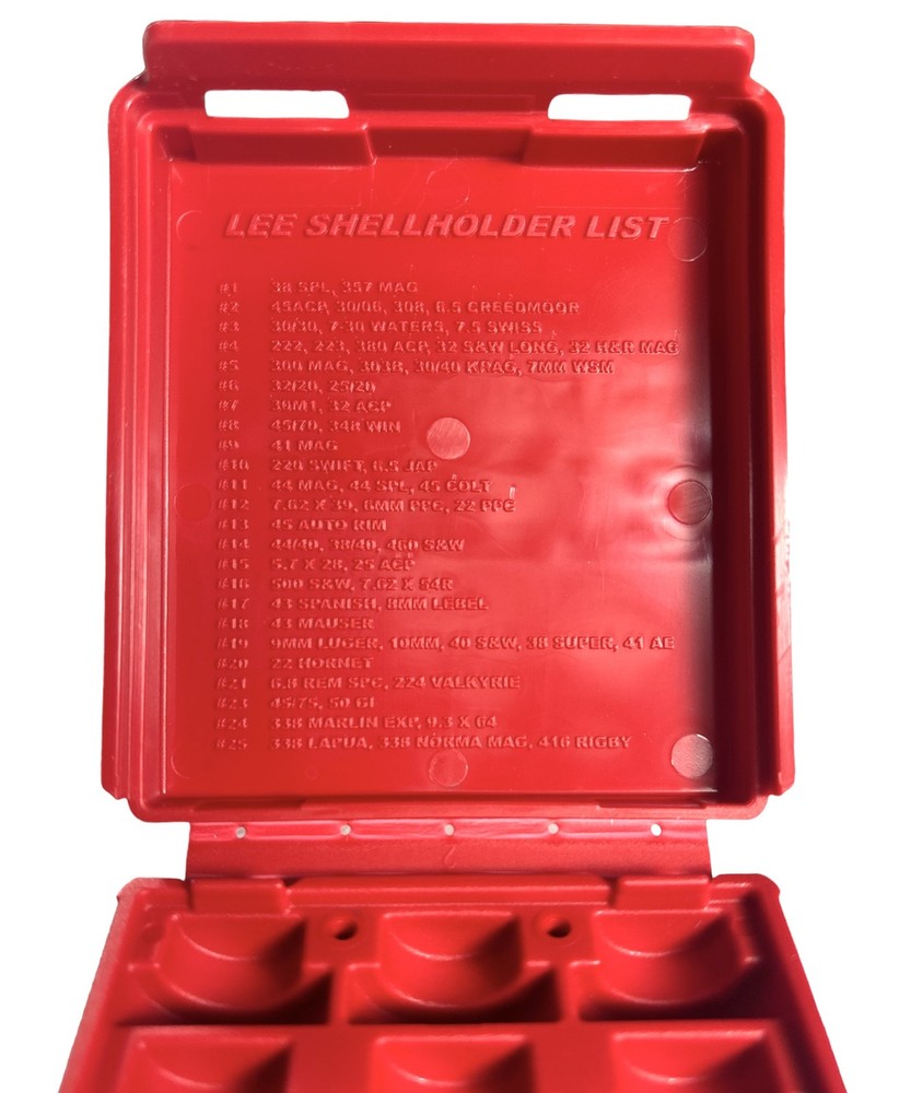 Lee Auto Prime Shell Holder Storage Box, Holds 12 Shell Holders~90196